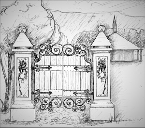 Drawing of the Winelab gate design