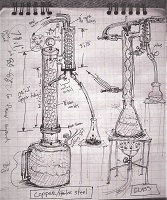 Drawing of a still