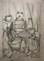 Still life drawing