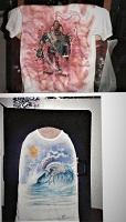 Airbrushed t-shirts