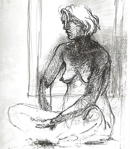 Drawing of a nude